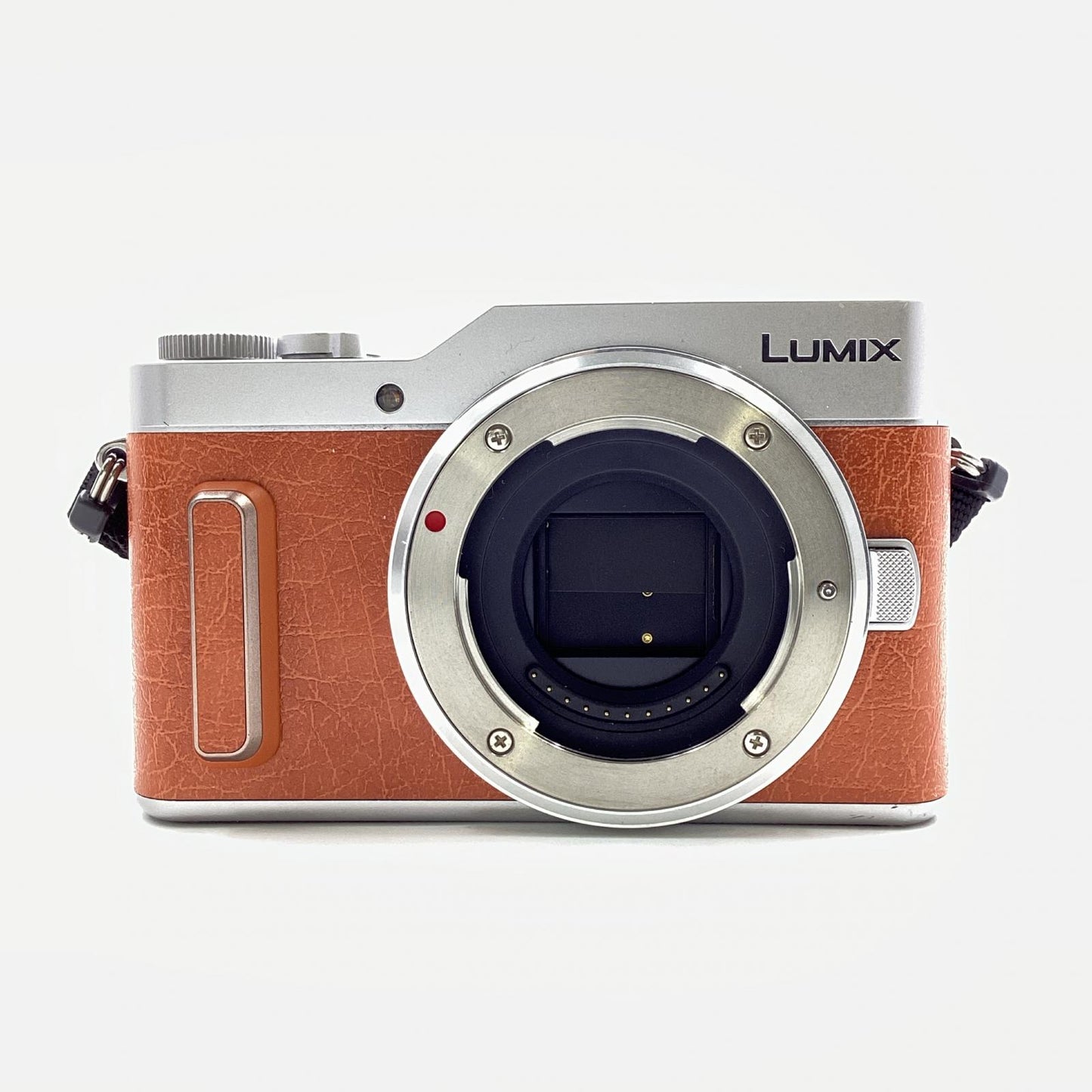 【全額返金保証】【最速発送】Panasonic デジタル一眼 LUMIX DC-GF10 ボディ オレンジ 美品 動作確認済