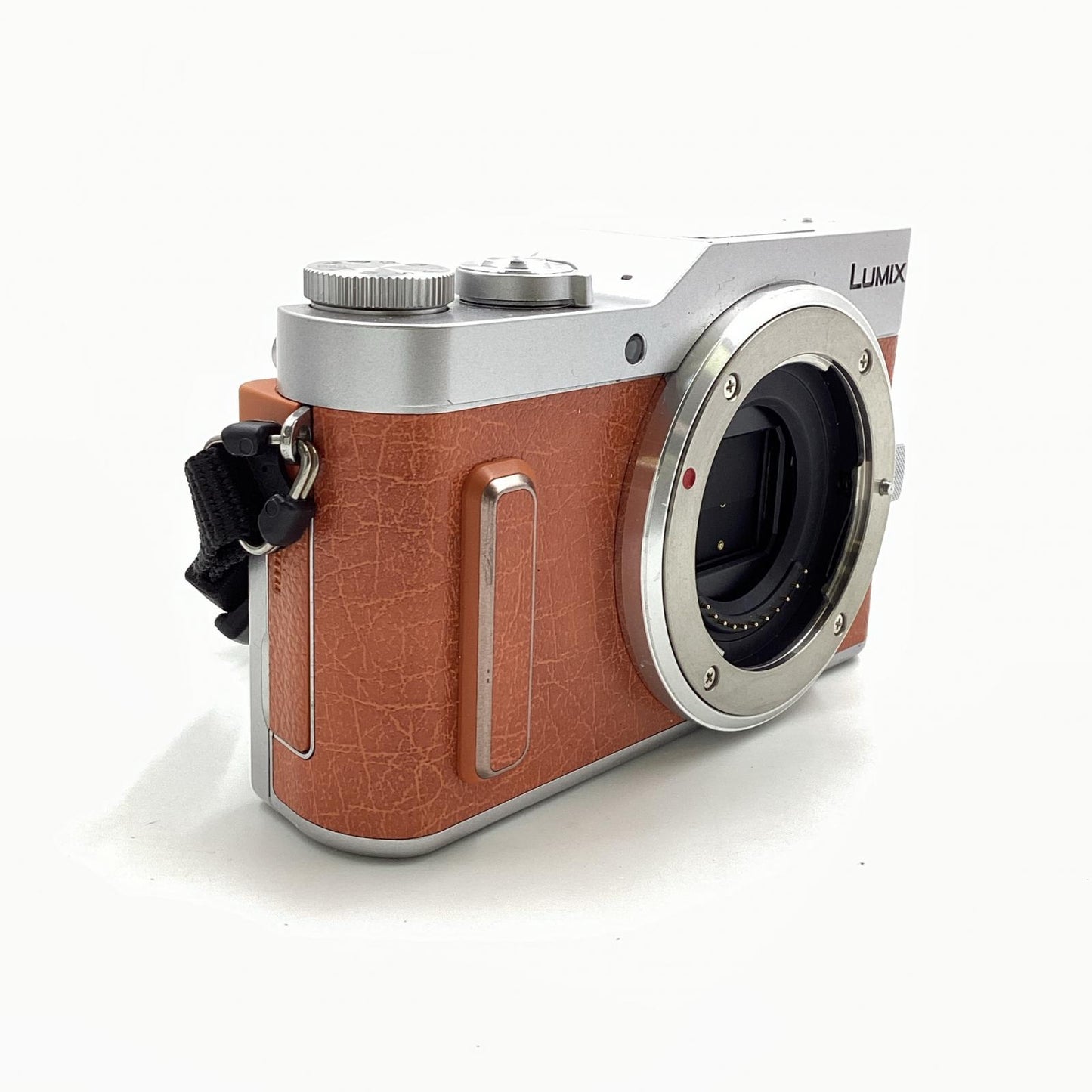 【全額返金保証】【最速発送】Panasonic デジタル一眼 LUMIX DC-GF10 ボディ オレンジ 美品 動作確認済