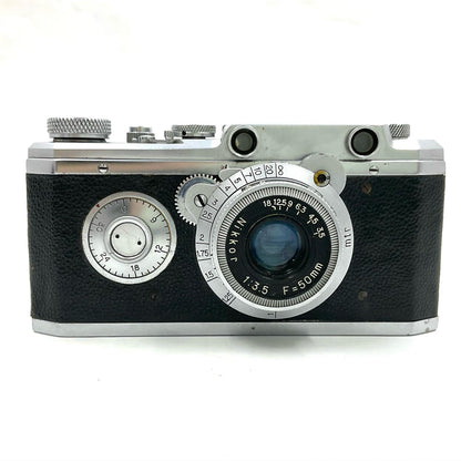 【最速発送】 HANZA Canon 標準型 Nikkor 50mm F3.5【難有】