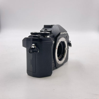 【全額返金保証】【最速発送】OLYMPUS デジタル一眼 OM-D E-M5 Mark III ボディ ブラック 美品 動作確認済