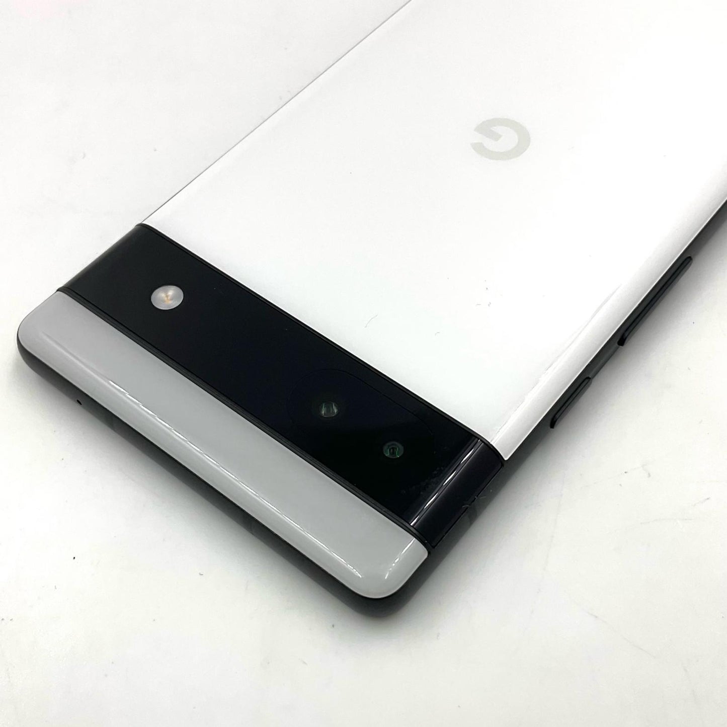 【全額返金保証】【最速発送】Google Pixel 6a 128GB チーク au SIMフリー GB17L 白ロム 動作確認済