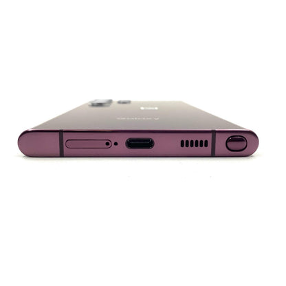 【全額返金保証】【最速発送】SAMSUNG Galaxy S22 Ultra 256GB バーガンディ au SIMフリー SCG14 超美品 動作確認済