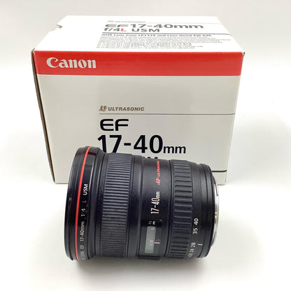 【全額返金保証】【最速発送】Canon EF 17-40mm f/4L USM 動作確認済