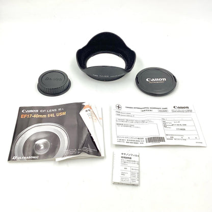 【全額返金保証】【最速発送】Canon EF 17-40mm f/4L USM 動作確認済