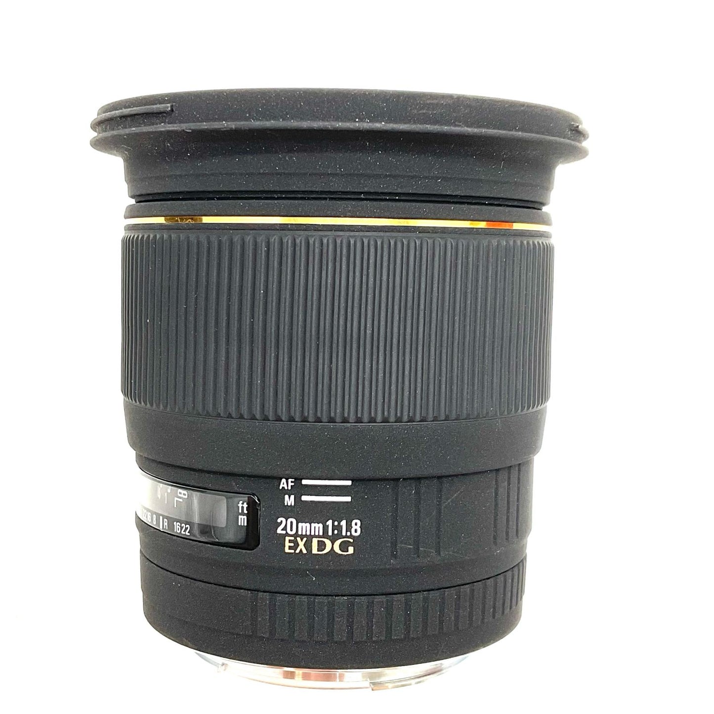 【全額返金保証】【最速発送】SIGMA 20mm F1.8 EX DG ASPHERICAL RF Canon 美品 動作確認済