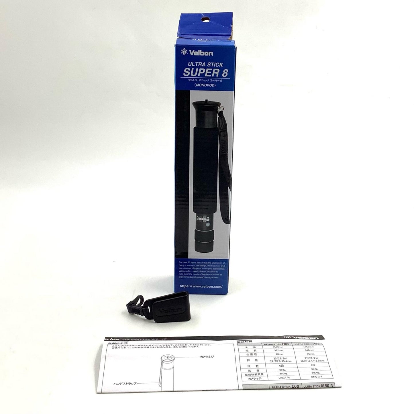 【全額返金保証】【最速発送】Velbon ULTRA STICK SUPER 8 MONOPOD 美品 動作確認済