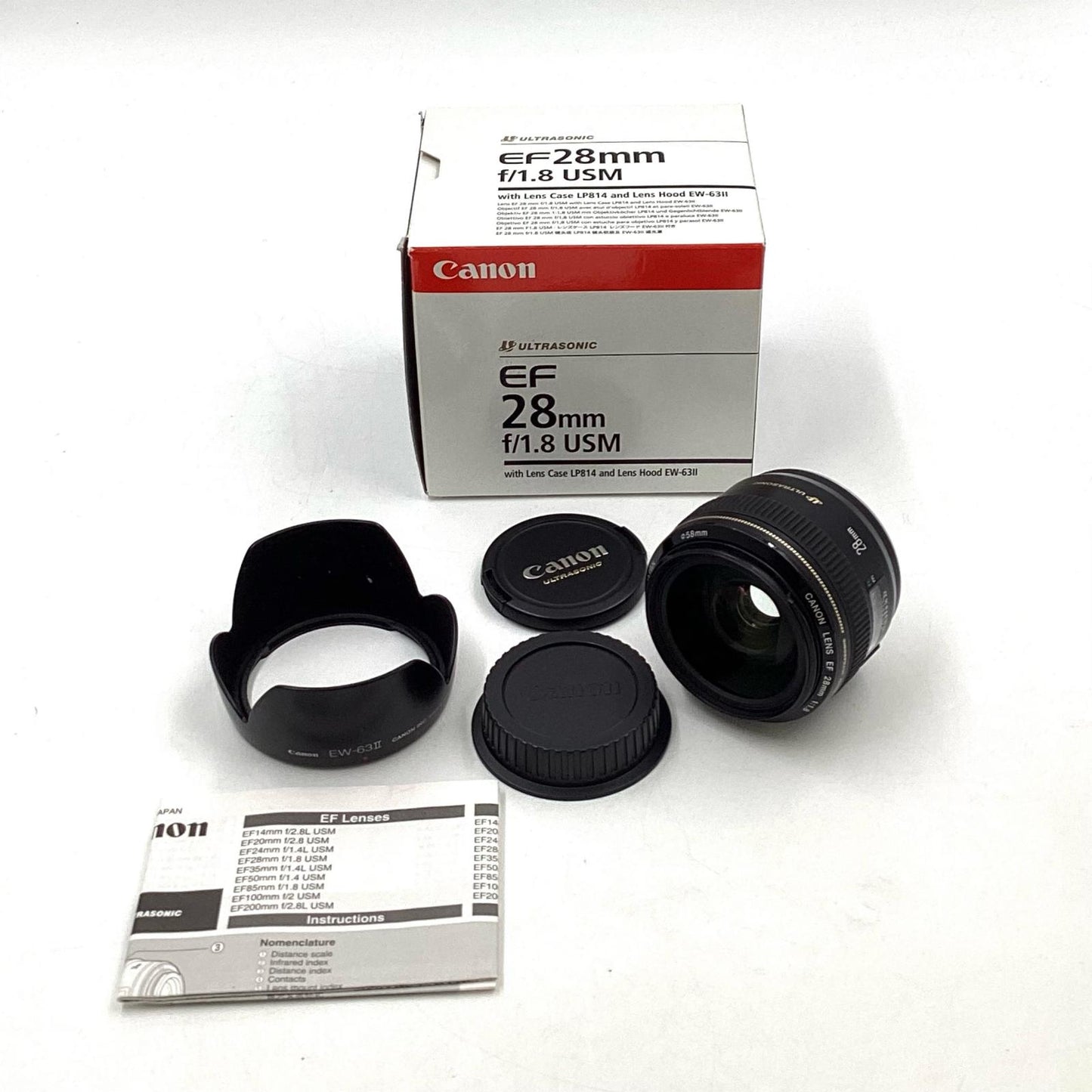 【全額返金保証】【最速発送】Canon EF 28mm F1.8 USM 動作確認済