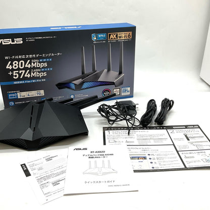 【全額返金保証】【最速発送】ASUS Wi-Fiルーター RT-AX82U 美品 動作確認済