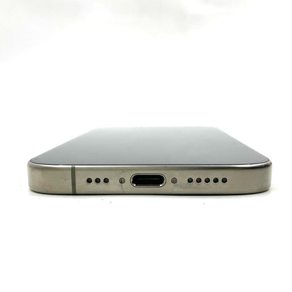【全額返金保証】【最速発送】Apple iPhone iPhone 15 Pro 128GB ナチュラルチタニウム SIMフリー 白ロム 動作確認済 86%