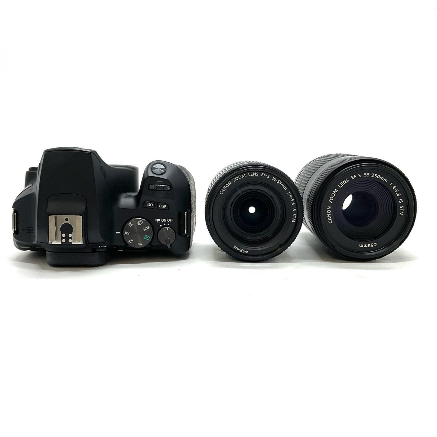 【全額返金保証】【最速発送】Canon デジタル一眼 EOS Kiss X10 ダブルズームキット ブラック 動作確認済
