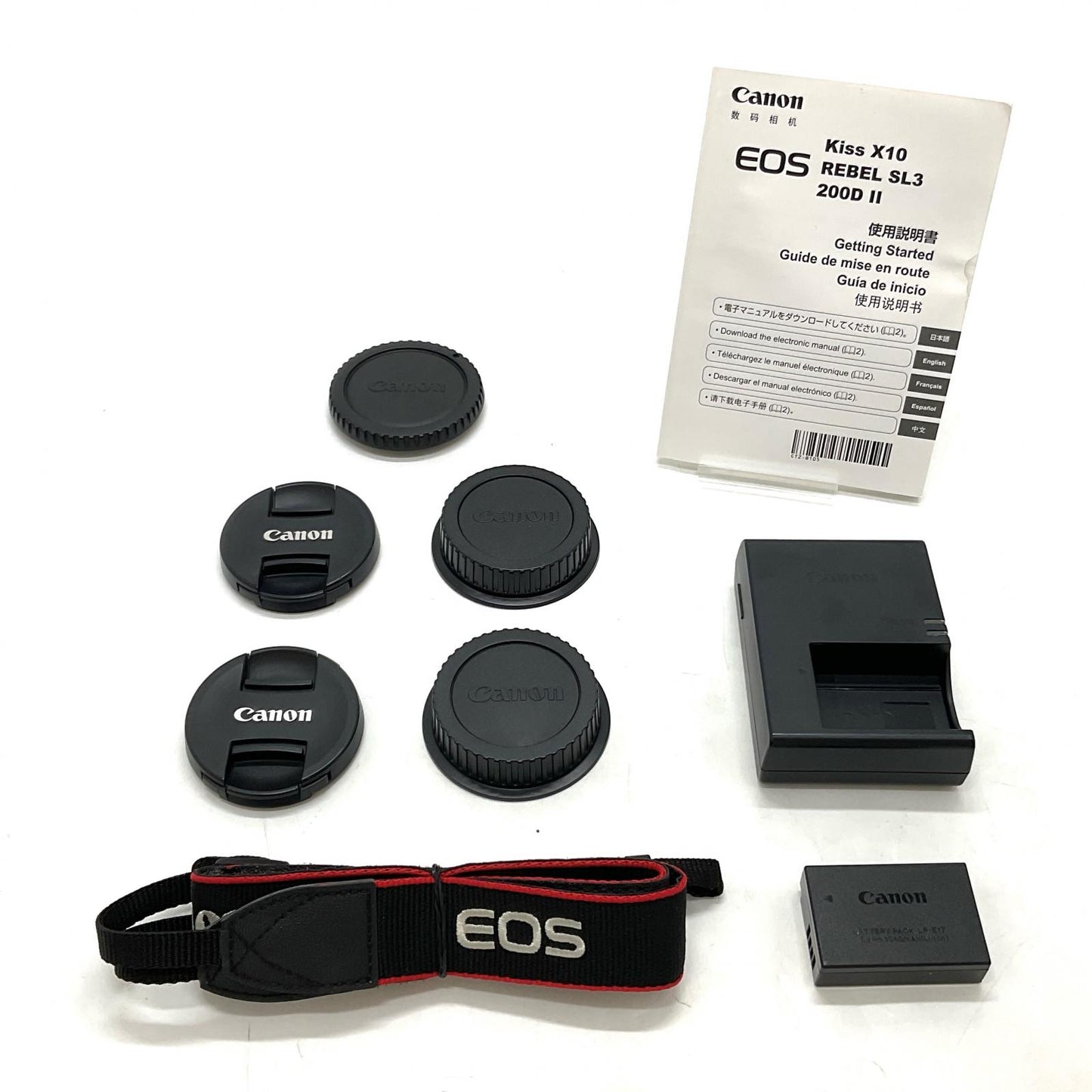 【全額返金保証】【最速発送】Canon デジタル一眼 EOS Kiss X10 ダブルズームキット ブラック 動作確認済
