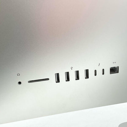 【全額返金保証】【最速発送】Apple iMac 27インチ 6コア intel core i5 24GB フュージョンドライブ 1TB シルバー 美品 動作確認済