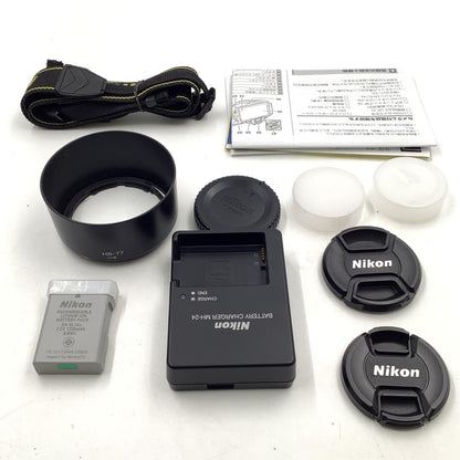 【全額返金保証】【最速発送】Nikon デジタル一眼 D5600 ダブルズームキット ブラック 動作確認済