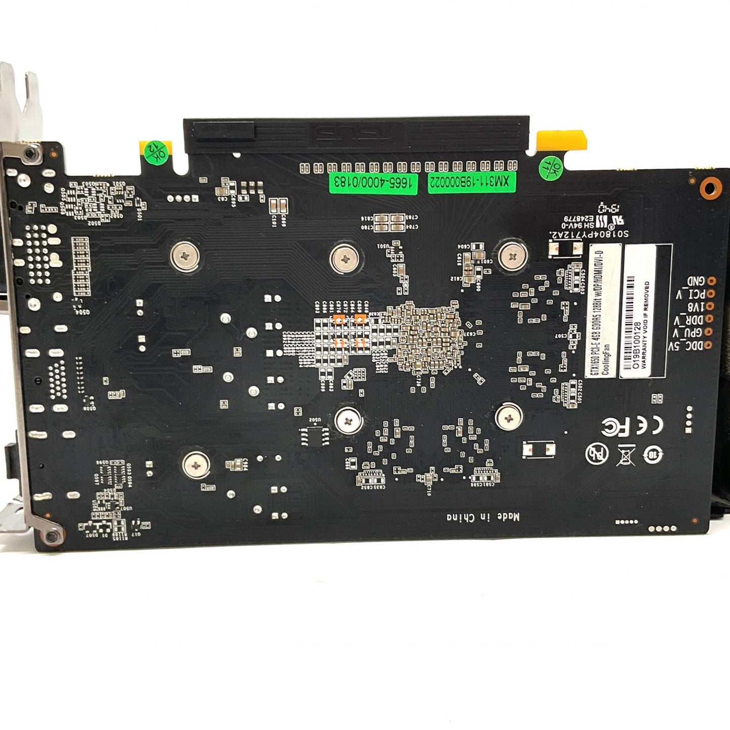 【全額返金保証】【最速発送】Galax グラフィックボード NVIDIA GeForce GTX1650 4GB S01804PY712A2 美品 動作確認済
