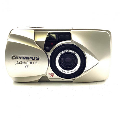 【全額返金保証】【最速発送】OLYMPUS μ [mju:] - II 115 VF 美品 動作確認済