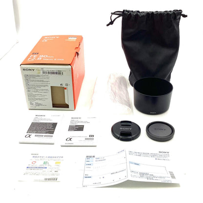 【全額返金保証】【最速発送】Sony FE 90mm F2.8 Macro G OSS SEL90M28G 美品 動作確認済