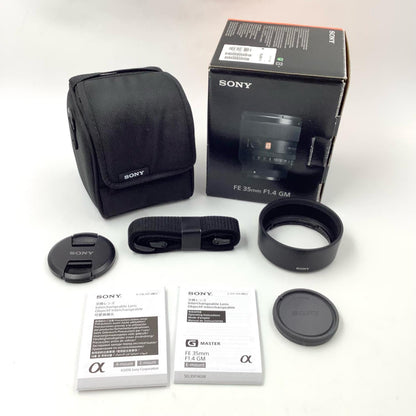 【全額返金保証】【最速発送】Sony FE 35mm F1.4 GM SEL35F14GM 美品 動作確認済