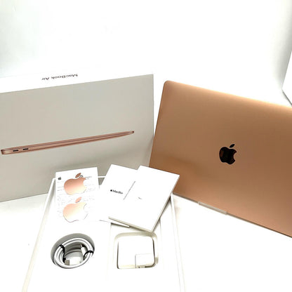 【全額返金保証】【最速発送】Apple MacBook Air 13.3インチ 2018 1.6GHz デュアルコア Intel Core i5 8GB 128GB ゴールド 美品 動作確認済