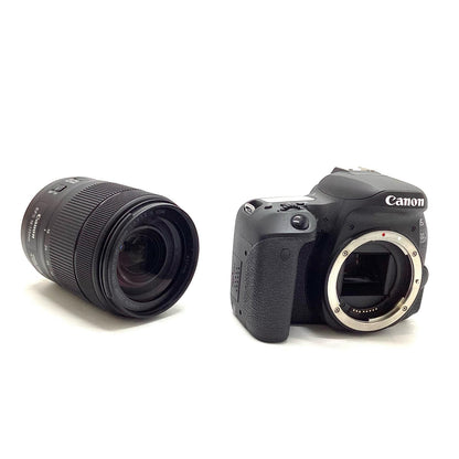 【全額返金保証】【最速発送】Canon デジタル一眼 EOS 9000D EF-S18-135 IS USM レンズキット ブラック 美品 動作確認済
