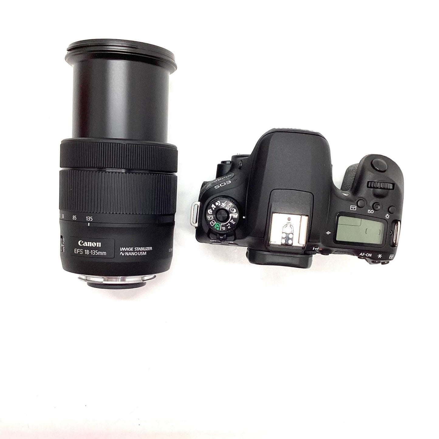 【全額返金保証】【最速発送】Canon デジタル一眼 EOS 9000D EF-S18-135 IS USM レンズキット ブラック 美品 動作確認済