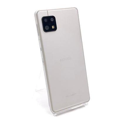 【最速発送】SHARP AQUOS sense6 64GB シルバー 楽天モバイル SH-RM19 白ロム【難有】