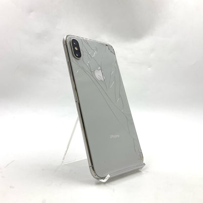 【最速発送】Apple iPhone iPhone XS Max 64GB シルバー docomo 白ロム【難有】 81%