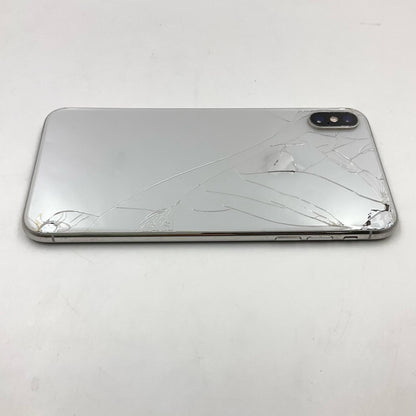 【最速発送】Apple iPhone iPhone XS Max 64GB シルバー docomo 白ロム【難有】 81%
