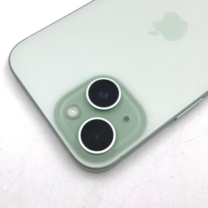 【全額返金保証】【最速発送】Apple iPhone iPhone 15 128GB グリーン SIMフリー 白ロム 美品 動作確認済 85%