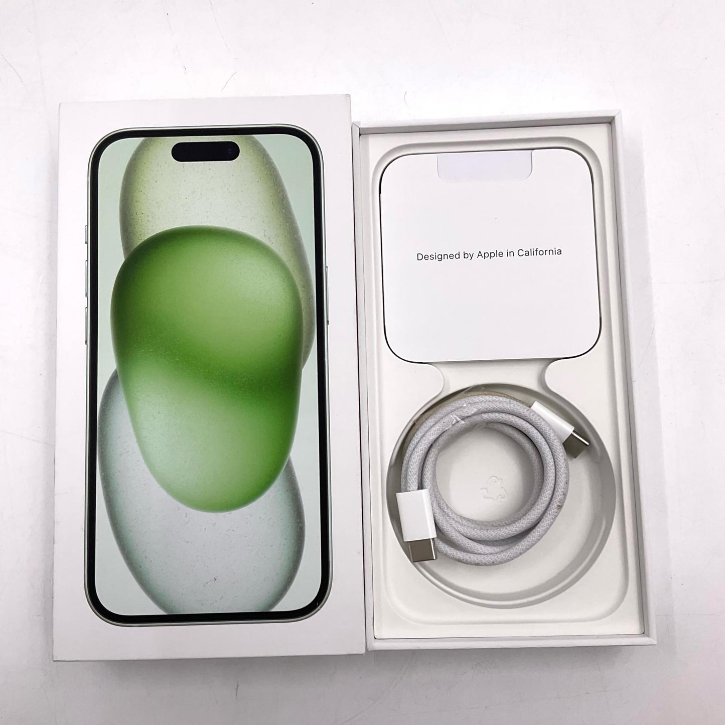 【全額返金保証】【最速発送】Apple iPhone iPhone 15 128GB グリーン SIMフリー 白ロム 美品 動作確認済 85%