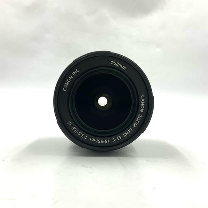 【全額返金保証】【最速発送】Canon EF-S18-55mm F3.5-5.6 IS 美品 動作確認済