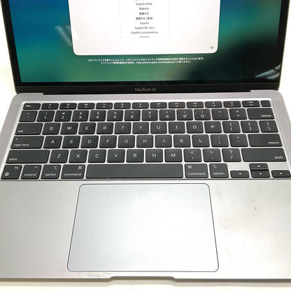 【全額返金保証】【最速発送】Apple MacBook Air 13.3インチ 2020 Apple M1 8GB 256GB スペースグレイ 89% 動作確認済
