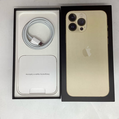 【全額返金保証】【最速発送】Apple iPhone iPhone 13 Pro Max 128GB ゴールド 楽天モバイル SIMフリー 白ロム 美品 動作確認済 83%