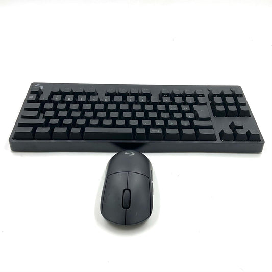 【全額返金保証】【最速発送】Logicool ロジクール G PROキーボードとPRO Wirelessマウス キーボードYU0039 、マウスMR0104　 美品 動作確認済