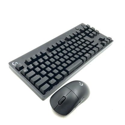 【全額返金保証】【最速発送】Logicool ロジクール G PROキーボードとPRO Wirelessマウス キーボードYU0039 、マウスMR0104　 美品 動作確認済