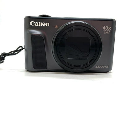 【全額返金保証】【最速発送】Canon コンパクトデジタルカメラ PowerShot SX720 HS ブラック 美品 動作確認済