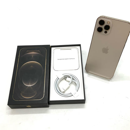 【全額返金保証】【最速発送】Apple iPhone iPhone 12 Pro 256GB ゴールド SIMフリー 動作確認済 76%
