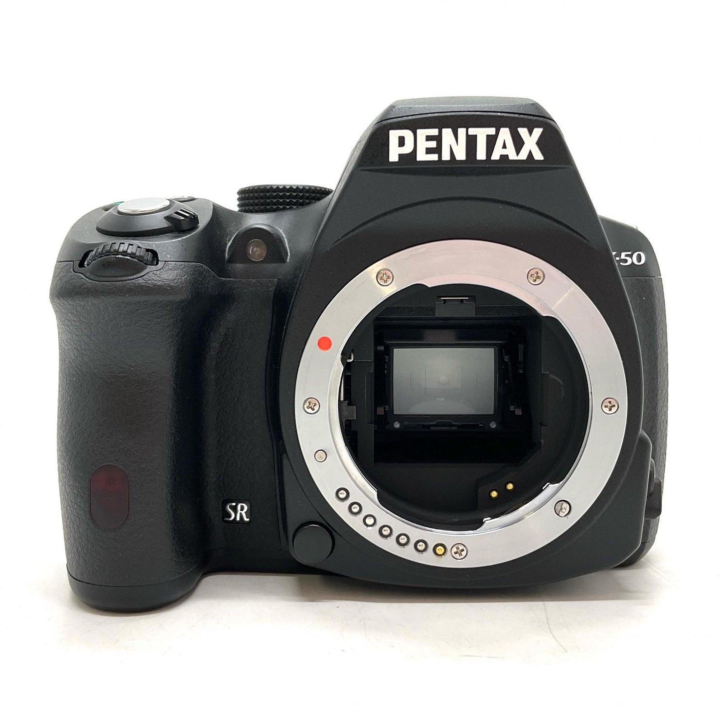 【全額返金保証】【最速発送】PENTAX デジタル一眼 K-50 ボディ ブラック 美品 動作確認済