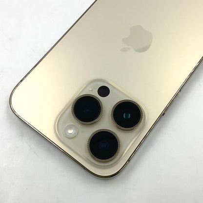 【最速発送】Apple iPhone iPhone Pro 14 Pro 256GB ゴールド SIMフリー【難有】 84%