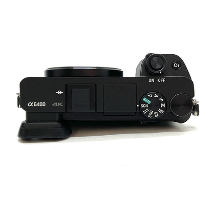 【全額返金保証】【最速発送】Sony デジタル一眼 α6400 ILCE-6400 ボディ ブラック 美品 動作確認済