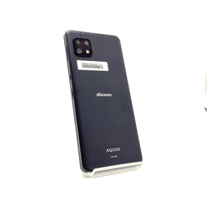 【最速発送】SHARP AQUOS sense6 64GB ブラック docomo SH-54B 白ロム【難有】