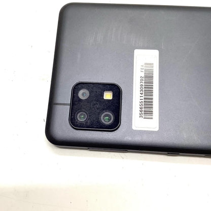 【最速発送】SHARP AQUOS sense6 64GB ブラック docomo SH-54B 白ロム【難有】