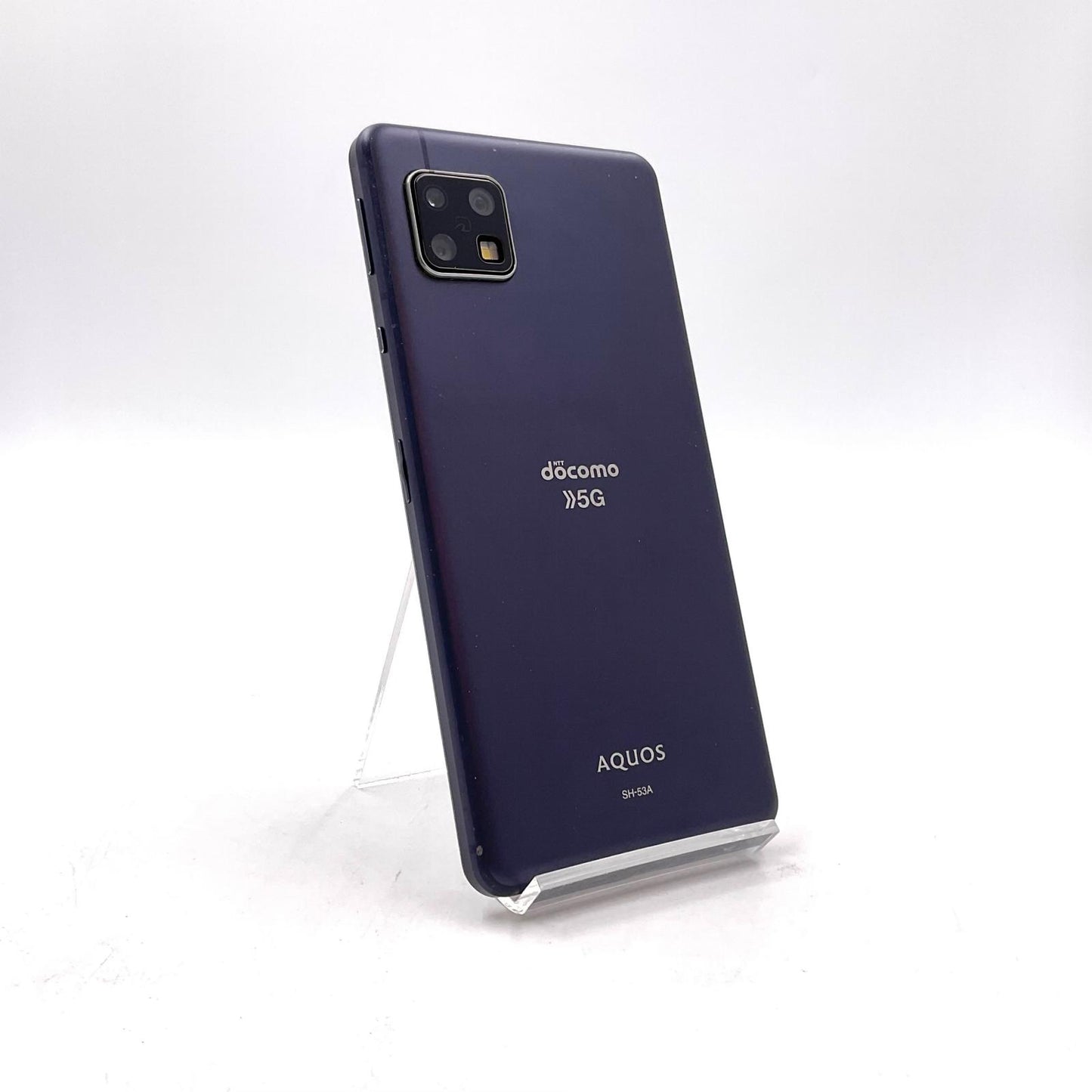 【最速発送】SHARP AQUOS sense5G SH 64GB ニュアンスブラック docomo SH-53A 白ロム【難有】