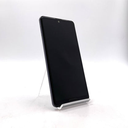 【最速発送】SHARP AQUOS sense5G SH 64GB ニュアンスブラック docomo SH-53A 白ロム【難有】