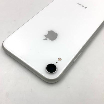 【全額返金保証】【最速発送】Apple iPhone iPhone XR 128GB ホワイト docomo SIMフリー 白ロム 美品 動作確認済 82%