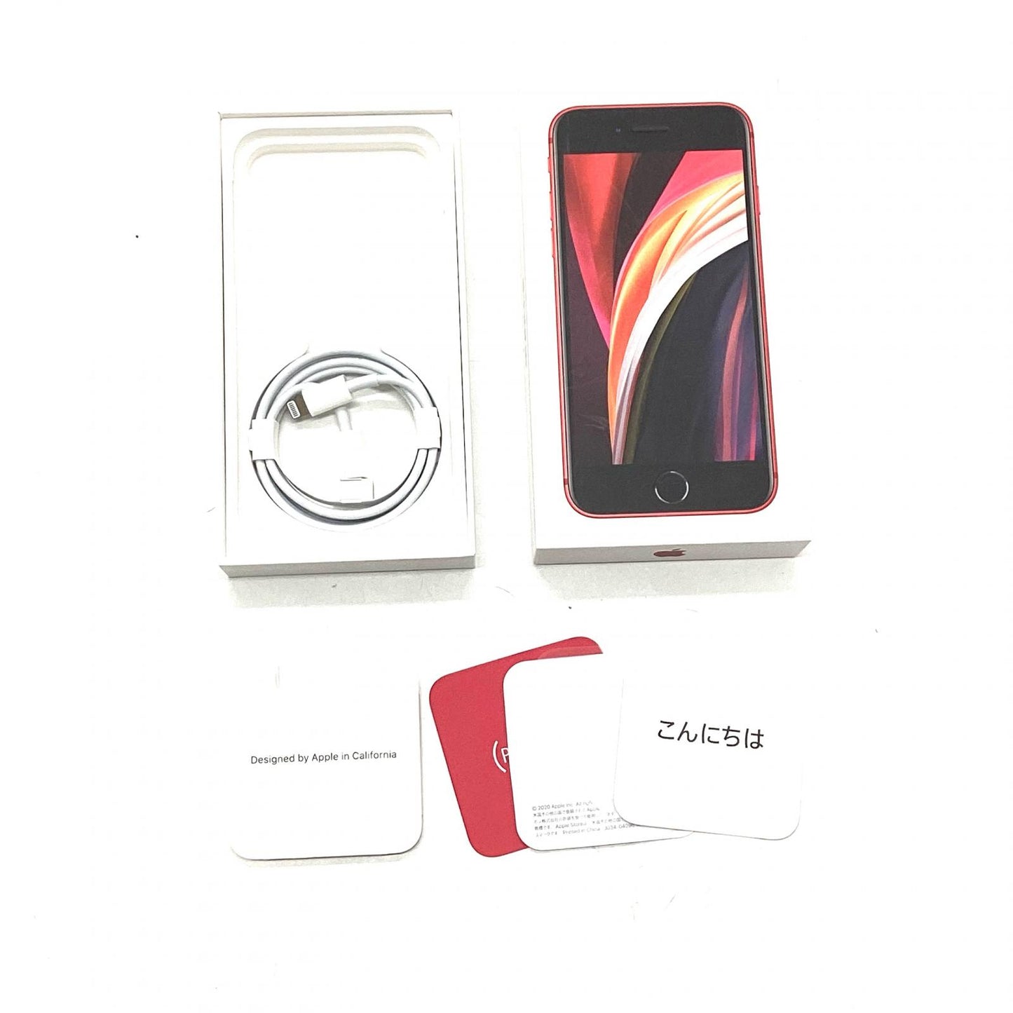 【全額返金保証】【最速発送】Apple iPhone iPhone SE（第2世代） 64GB (PRODUCT)RED docomo 白ロム 動作確認済 83%