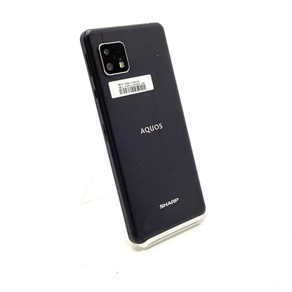 【最速発送】SHARP AQUOS sense4 64GB ブラック 楽天モバイル SIMフリー SH-RM15 白ロム【難有】