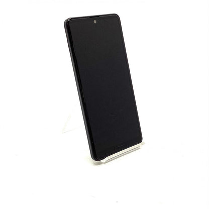 【最速発送】SHARP AQUOS sense4 64GB ブラック 楽天モバイル SIMフリー SH-RM15 白ロム【難有】