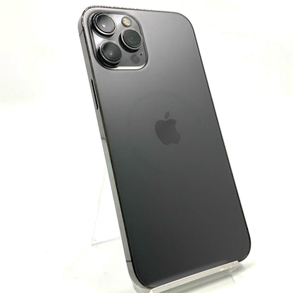 【全額返金保証】【最速発送】Apple iPhone iPhone 12 Pro Max 128GB グラファイト Softbank 白ロム 動作確認済 76%