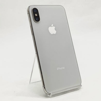 【最速発送】Apple iPhone iPhone X 256GB シルバー Softbank 白ロム【難有】 80%