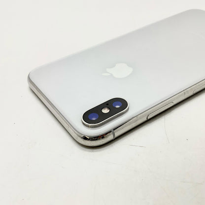【最速発送】Apple iPhone iPhone X 256GB シルバー Softbank 白ロム【難有】 80%